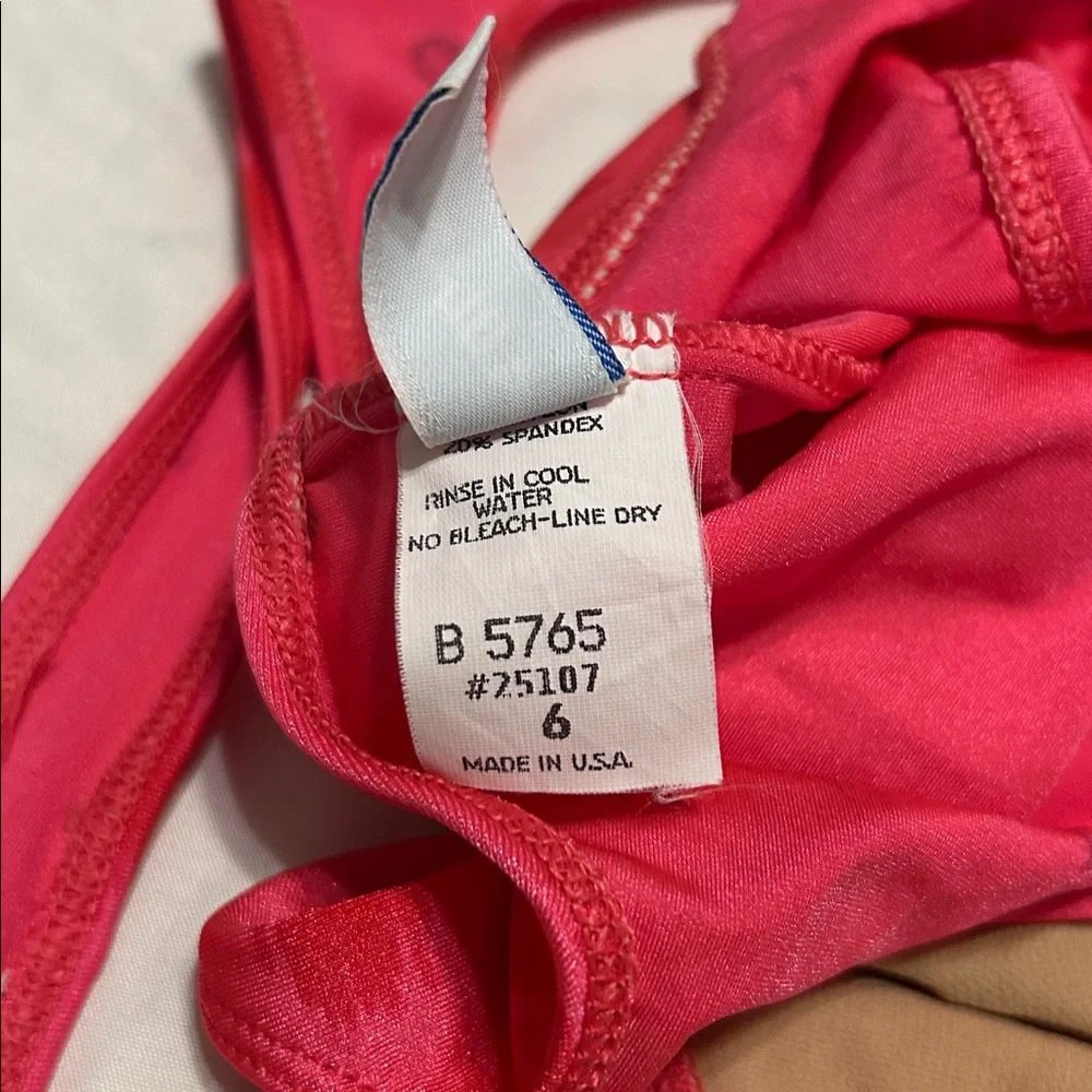 2 for $25 La Blanca pink crisscross swimsuit